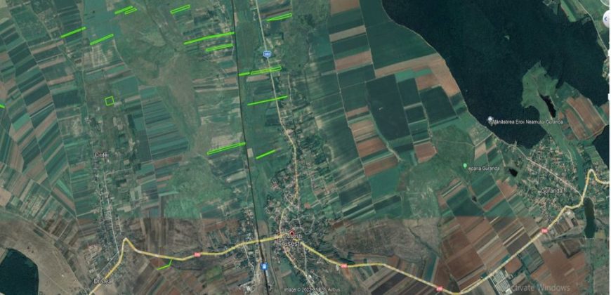 Vindem Terenuri agricole de 8 ha până la 25 ha