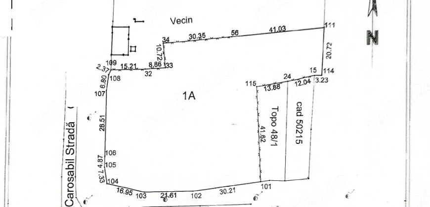 Vindem teren intravilan 4684 mp Sintelec, comuna Hidișelu de jos, Bihor