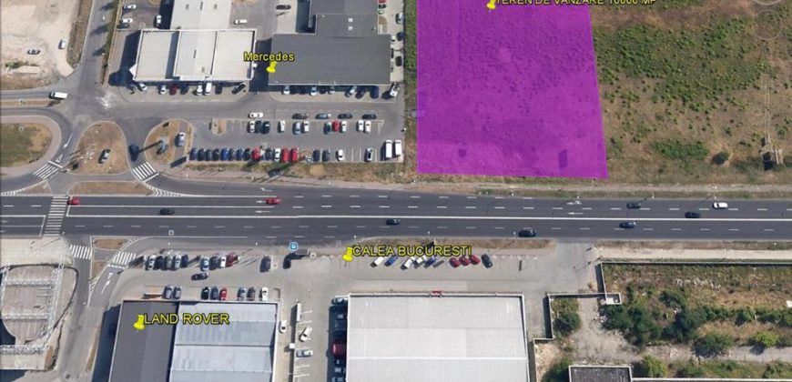 Vindem teren 10000 mp str Calea Bucuresti in Brasov