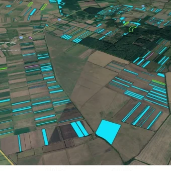 Vindem teren agricol de vanzare 340 Hectare in Arad